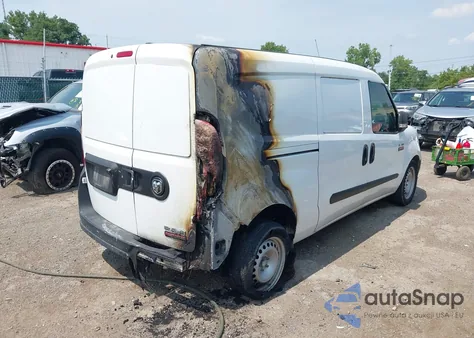 2017 Ram Promaster City Tradesman из США, поврежденный, VIN ZFBERFAB6H6E04983